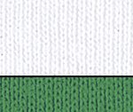 White/Kelly Green